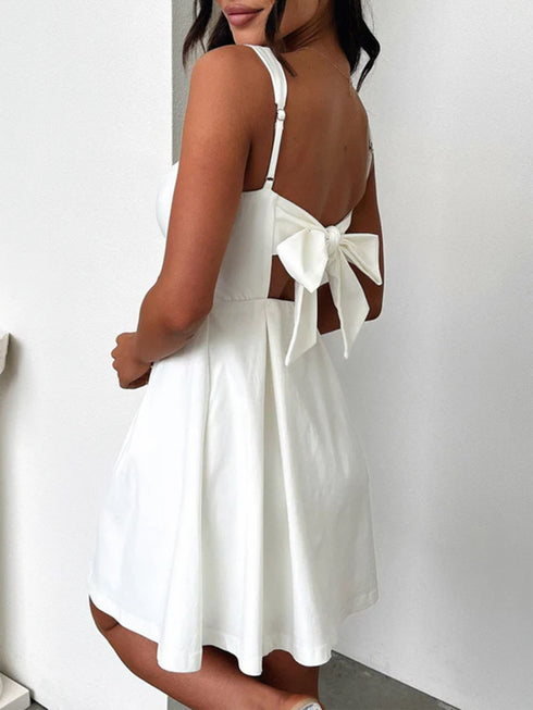 'Xiomara' Low Cut Mini Dress - Celes Fashion